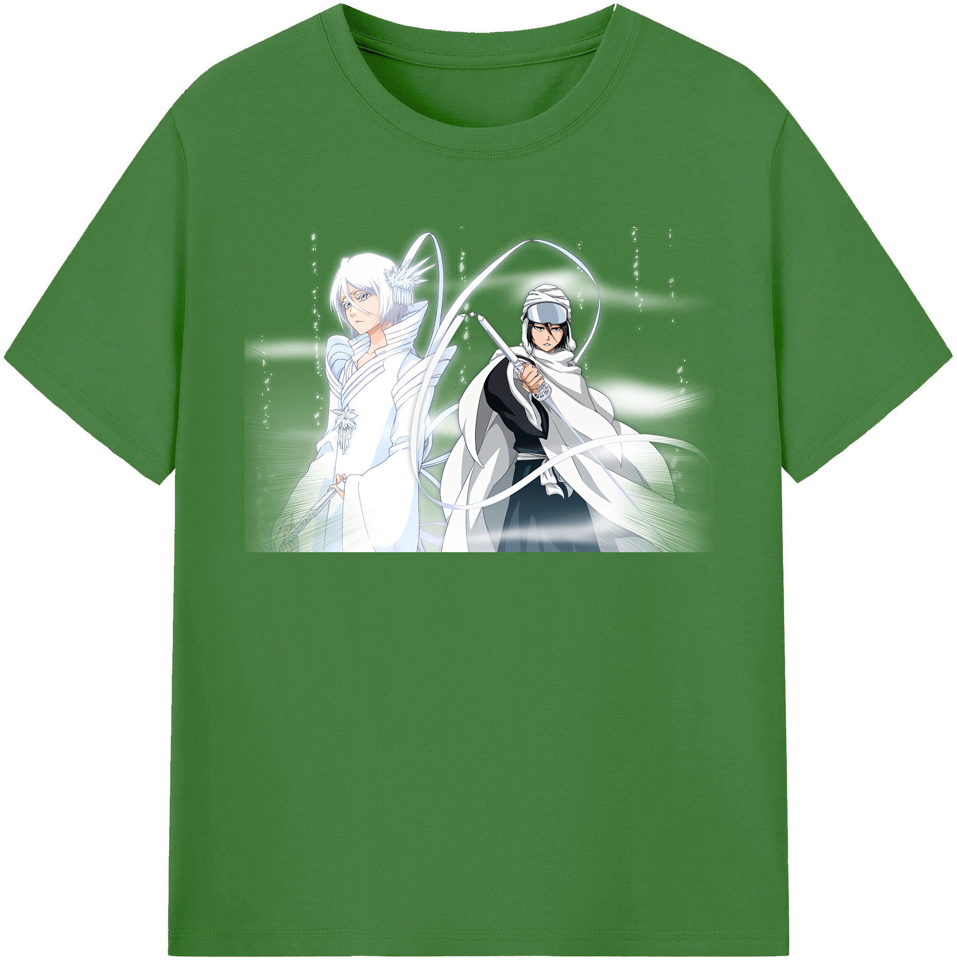 （画像用） ブリーチ 朽木ルキア BLEACH Kuchiki Rukia レディースカジュアルプリントTシャツ（綿100％）